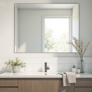 Wholesales Bathroom <b>Mirror</b> clear Durable Eco-friendly Standard Cheap Ordinary Bathroom <b>Mirror</b> for Hotel Restaurant Home Bathroom - Product Image 3
