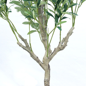 Albero di Ulivo Artificiale Grande Stile Nordico per Interni, Pianta <span class=keywords><strong>Verde</strong></span> Simulata in Vaso, Albero Finto in PU, Ornamento Decorativo per Soggiorno - Product Image 4