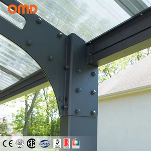 <span class=keywords><strong>Tettoia</strong></span> a <span class=keywords><strong>Sbalzo</strong></span> in Alluminio per Esterni con Copertura in Policarbonato per Parcheggio Auto Pensilina Impermeabile - Product Image 5