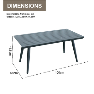 Novo Conjunto de Móveis de Jardim com Design Moderno, Sofá de Luxo para Exterior, Conjunto de Sofá e Mesas, 4 Peças - Product Image 4