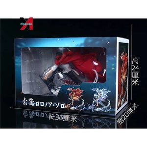 หนึ่งชิ้น <span class=keywords><strong>IU</strong></span> สามดาบสไตล์ Zoro ผมไหลแบบสองชิ้นหุ่นฟิกเกอร์อนิเมะบรรจุในกล่อง - Product Image 5