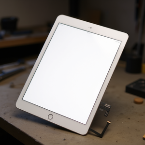 Touch Screen con Cavo Flessibile per Pulsante Home, iPad Air / A1474 A1475 A1476 / iPad 5 2017 A1822 A1823 - Bianco - Product Image 3