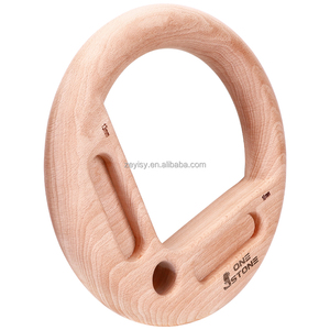 Anillo de Gimnasia de Madera Natural Personalizado, Producto Deportivo y de Entretenimiento, Tabla de Escalada de Madera - Product Image 1