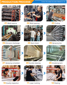 Plinthe décorative à lumière LED au design moderne noir blanc <span class=keywords><strong>gris</strong></span> avec revêtement en poudre Accessoires de sol pour hôtels - Product Image 5