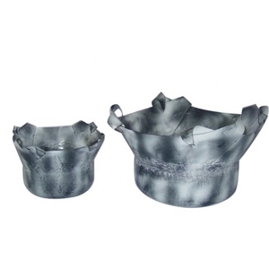 Jardinière ronde en métal personnalisé, motif de fleurs, pour mariage, fêtes et décoration de la maison, taille Standard, offre spéciale - Product Image 6