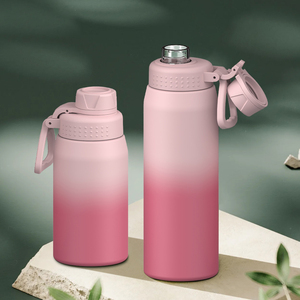 Custom Screw Cap <b>Double</b>-<b>wall</b> Stainless Steel Water Bottle Sports Vacuum Flask For Adults For Travel - Product Image 1