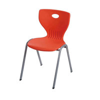 Chaise de formation Chaise de formation empilable en plastique PP Mobilier scolaire extérieur Chaise d'école