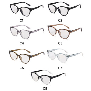 กรอบแว่นตาแคทอายสำหรับผู้หญิงกรอบเต็ม TR กรอบป้องกันแสงสีฟ้า 1009 - Product Image 4