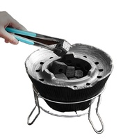 Briquettes de charbon de bambou de Groenland sans fumée, certifiées ISO9001, faible teneur en cendres (3%)