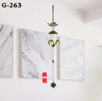 Carillon éolien en métal poli avec pendentif et cloche pour la fête d'anniversaire Pâques Fête nationale Noël