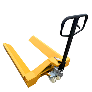 Ручная гидравлическая тележка Saituo с нейлоновыми колесами, грузоподъемность 2,5 тонны, размер 550*1150 мм, OEM, легкий подъем, 3 года гарантии, для транспортировки грузов - Product Image 4