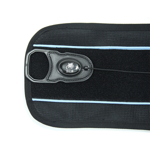 फिटनेस कमर बेल्ट भारोत्तोलन पुल रस्सी कमर बेल्ट स्क्वाट समर्थन लुंबर कशेरुका काले कमर बेल्ट - Product Image 5