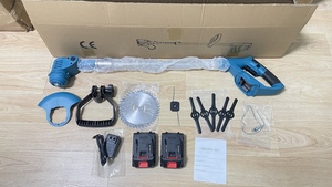 מכירת חיסול! ערכת קומבו של כלי גינון אלחוטיים: חרמש דשא, מכונת גיזום וקיצוץ יבולים, חותך עשבים 21V ליתיום עם ידית, מכסחת דשא חשמלית - Product Image 6