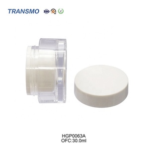 Customizable 20g Eco-Friendly Clear Plastic Cream Packaging <b>Jar</b> Recyclable Screw Top for Skin Care Cosmetics 10g 15g - Product Image 4