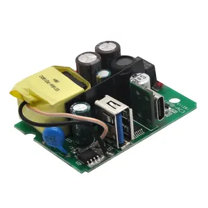 Custom QC3.0 PD 5v 2a 2.1a 3a USB 18W 20W 30w telefono ricarica rapida Pcba Circuit Board Assembly Charger Pcba per alimentatore