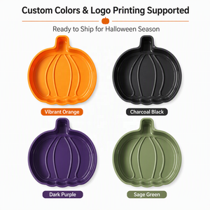 Moule à gâteau en silicone grande taille à cavité unique en forme de citrouille sans BPA, spécial Halloween, écologique et résistant à la chaleur, pour la vente en gros - Product Image 3