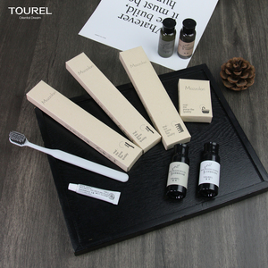 Grüne Umweltfreundliche Spa-Flasche Duschshampoo Toilettenartikel Produkt Mini-Körperpflegeartikel für Hotel-Reise-Toilettenartikel-<span class=keywords><strong>Set</strong></span> - Product Image 5