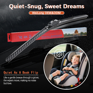 Lâmina de Limpador de Para-brisa de Carro 100% Borracha Natural de 14-28 Polegadas, Multi-funcional, Limpeza Clara, Adaptada para 99% dos Carros - Product Image 6