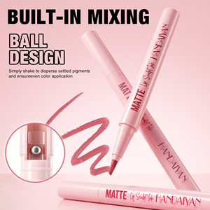 <span class=keywords><strong>Crayon</strong></span> à lèvres waterproof à label privé, longue tenue, 6 couleurs, fini mat, haute pigmentation, aspect naturel, vente en gros - Product Image 3