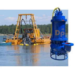 Pompe à boue verticale de dragage de sable submersible pour pelle électrique Pompe à boue submersible