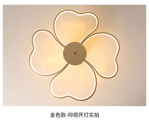 พัดลมเพดาน LED แบบเงียบ6สปีดมอเตอร์ไฟฟ้ากระแสตรงควบคุมอัจฉริยะตัวโคมไฟโลหะทนทานทันสมัยสำหรับห้องนอน3ใบมีด - Product Image 3