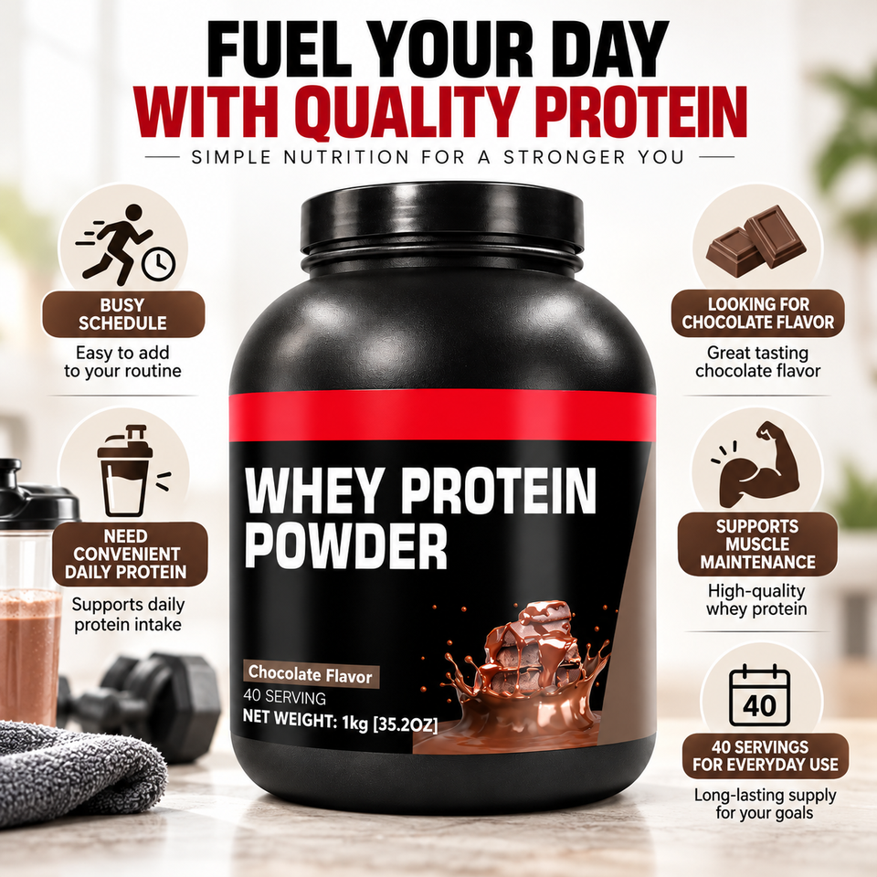 OEM Private Label Whey Protein Powder 1kg Chocolate Flavor Muscle ...