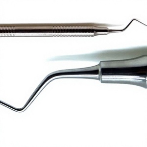 Removedor Dental de Acero Inoxidable de Alta Calidad, Instrumento Periodontal de Doble Extremo, Juego de 2 Piezas, Manual para Clínicas Dentales - Product Image 4