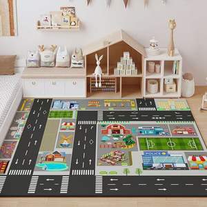 Alfombra moderna antideslizante con reducción <span class=keywords><strong>de</strong></span> ruido, alfombrilla <span class=keywords><strong>de</strong></span> juego para niños, sala <span class=keywords><strong>de</strong></span> estar, poliéster - Product Image 4