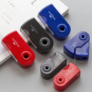 Großhandel FABER 1 Stück Push-Pull Doppelloch-Stiftschärfer für mehrfarbige Schulenkunst-Lieferungen & Bürostudio