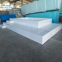 Piscine hors sol en fibre de verre durable pour la vente en gros, idéale pour les terrasses, les centres de loisirs, les villas familiales et les complexes pour enfants