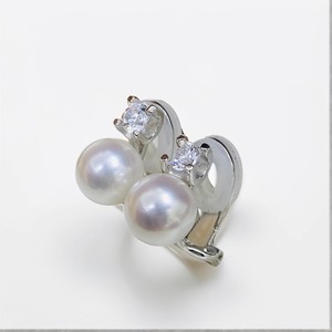 22493DIY Accessoires en perles Argent S925 Bijoux en argent tendance Clip d'oreille avec perles rondes de 8-11 mm Plateau vide Boucles d'oreilles à clous - Product Image 5