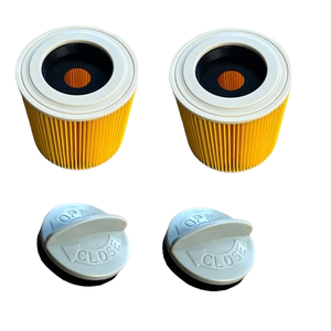 Cartouches filtrantes pour aspirateurs [Pack de <span class=keywords><strong>2</strong></span>] pour aspirateurs eau et poussière WD2/WD3/<span class=keywords><strong>MV2</strong></span>/MV3 |   Aspirateur réutilisable - Product Image 1