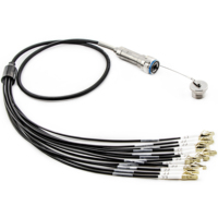 Station de base 5G J599 D38999 12 cœurs 24 cœurs 48 cœurs 96 cœurs Connecteur RRU BBU Câble CPRI à fibre optique