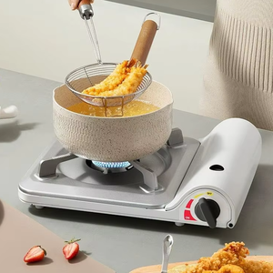 Réchaud à <span class=keywords><strong>gaz</strong></span> propane portable en acier inoxydable léger de 3,5 KW, simple, avec design magnétique, pour la cuisine en plein air et le <span class=keywords><strong>camping</strong></span> - Product Image 3