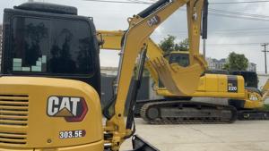 รถขุดขนาดเล็ก Caterpillar 303.5E มือสองขายดี น้ำหนัก 3 ตัน เครื่องยนต์เดิม วาล์ว Kawasaki ผ่านการทดสอบและตรวจสอบแล้ว รุ่นปี 2021 จากเซี่ยงไฮ้ - Product Image 4
