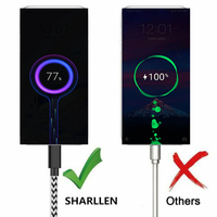 Kabel Multifungsi Pengisian Daya dan Data USB Mikro Berbahan Nilon Universal
