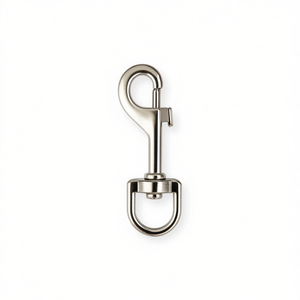 Moschettone in metallo ILAN 70mm x 23mm con chiusura a scatto per borse e portachiavi - Product Image 1