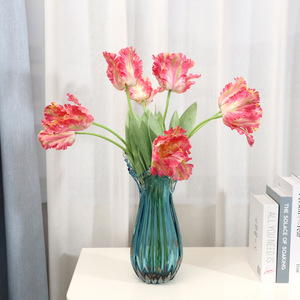 <span class=keywords><strong>Tulipanes</strong></span> Artificiales de Primavera, Flores de Tacto Real para Decoración del Hogar, Exhibición en Sala de Estar, Arreglos Florales para Bodas - Product Image 1