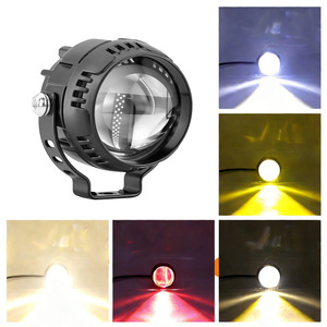 ไฟสปอร์ตไลท์ LED ขนาด 2.5 นิ้ว 20W สำหรับมอเตอร์ไซค์ ไฟหน้าแบบสองสี แดง-ดำ กันน้ำ ไฟตัดหมอก รุ่น MO-238 สำหรับรถ ATV รถยนต์ รถบรรทุก - Product Image 5