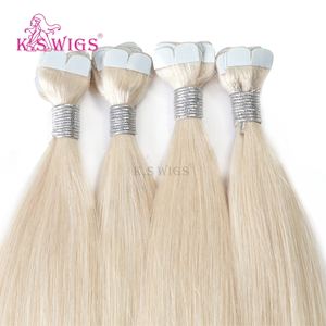 Extensiones de Cabello Naturales KSWIGS, Mini Forma de M, Sin Costuras, 12-28 Pulgadas, Cutícula Alineada, Cabello Humano Virgen, Ligeras - Product Image 4