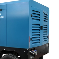 Compresseur d'air portable à vis haute pression diesel 21 bars pour plateformes de forage minier |   Compresseur fiable LGCY-19/21-21/18K