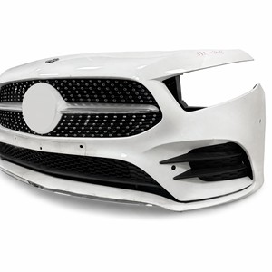 Pare-chocs avant d'origine pour <span class=keywords><strong>Mercedes</strong></span>-Benz <span class=keywords><strong>Classe</strong></span> A W177 <span class=keywords><strong>AMG</strong></span> <span class=keywords><strong>Line</strong></span>, complet avec calandre diamantée, radiateur OEM <span class=keywords><strong>A200</strong></span>/A180 - Product Image 5