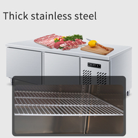 Vente Chaude : Réfrigérateur-Congélateur Commercial Style Américain pour Restaurant et Réfrigérateur à Porte Unique, Congélateur Rapide Sous Comptoir – Direct Usine