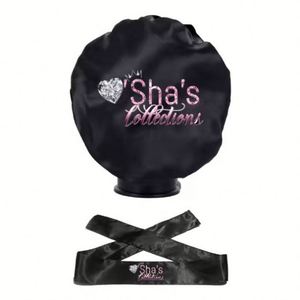 Conjunto de peluca con paño para fijar bordes, pelucas frontales de encaje, gorro de satén de doble capa para dormir para niños y adultos - Product Image 4