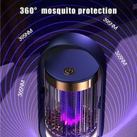 Répulsif Portable Anti-Moustiques LED Électrique, Piège à Insectes pour Camping et Extérieur, Tue-Mouches, Décoration LED, Cadeau, Art pour la Maison, USB Sûr