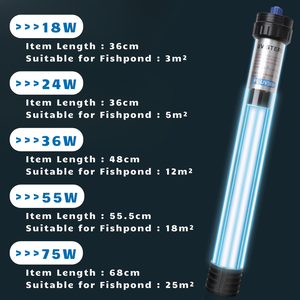 SOBO 18W 24W 36W 55W 75W <span class=keywords><strong>Aquarium</strong></span> lumière UV <span class=keywords><strong>aquarium</strong></span> <span class=keywords><strong>algues</strong></span> lumière propre - Product Image 2
