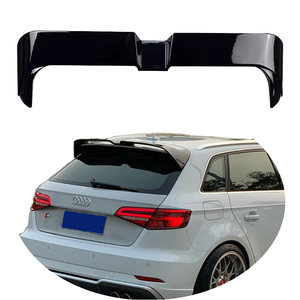Spoiler Posteriore per Audi <span class=keywords><strong>A3</strong></span> 8v <span class=keywords><strong>Hatchback</strong></span> 2014-2019, Upgrade Nero Lucido, Spoiler Audi <span class=keywords><strong>A3</strong></span> - Product Image 1