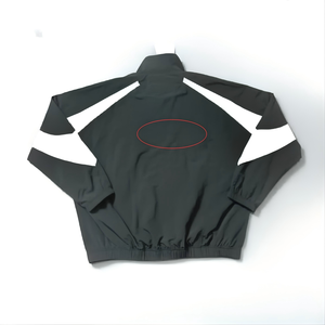 แจ็คเก็ตแฟชั่นแบรนด์สไตล์ยุโรป-อเมริกันแนวสตรีทเทรนดี้ ขายส่ง ดีไซน์สีบล็อก น้ำหนักเบา ระบายอากาศได้ดี สวมใส่สบาย ทรงหลวม - Product Image 2