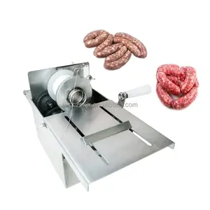 Máquina enlazadora de salchichas Manual de bajo precio/máquina atadora de salchichas/máquina encuadernadora de salchichas