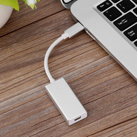USB 3,1 tipo C a Mini Display Port Adaptador 4K Apple Mac Chromebook convertidor Universal conector HDMI Aplicación de altavoz